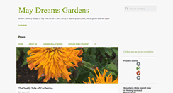 Desktop Screenshot of maydreamsgardens.com